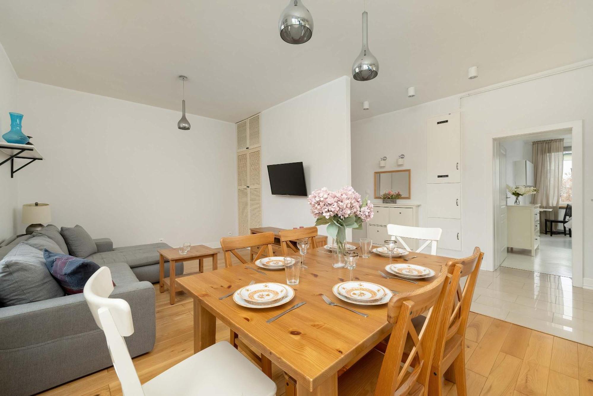 Pawlowa Stylish Apartment With Balcony & Home Office Wroclaw By Noclegi Renters Экстерьер фото